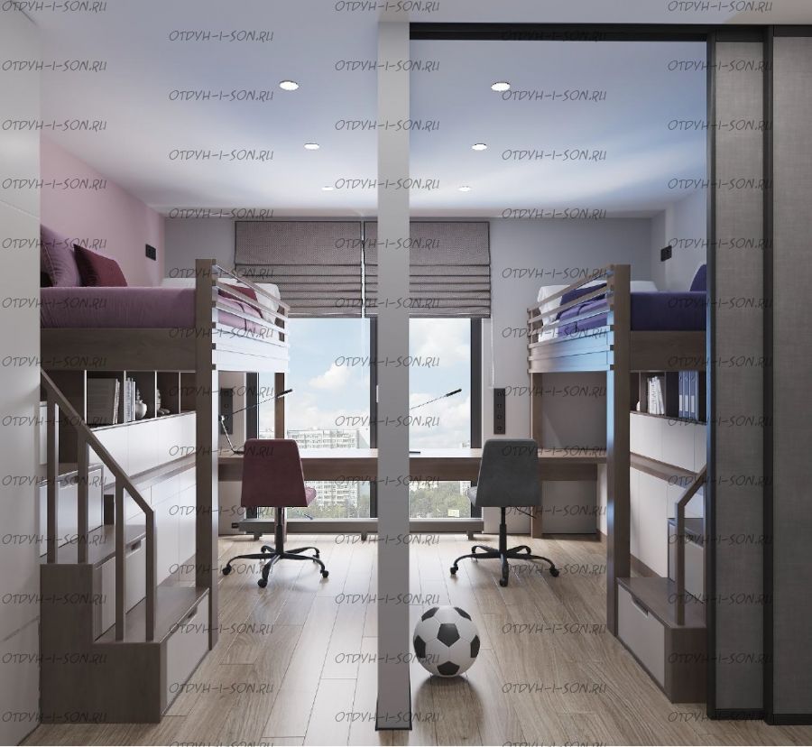 Кровать-чердак Кадет №5