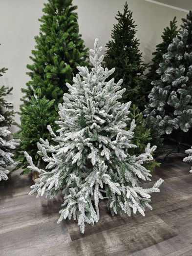 Ель Новогодняя Франция заснеженная литая