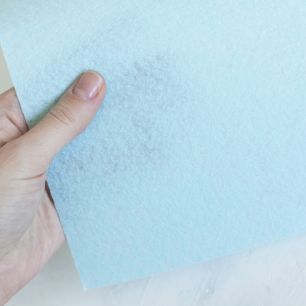 Фетр светло-голубого цвета, размер 30*45 см (мягкий 1 мм)