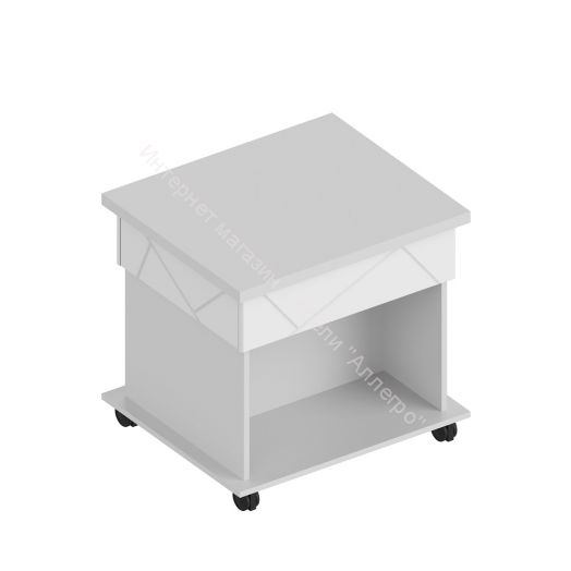 Стол журнальный раскладной "Сандра" Белый лофт