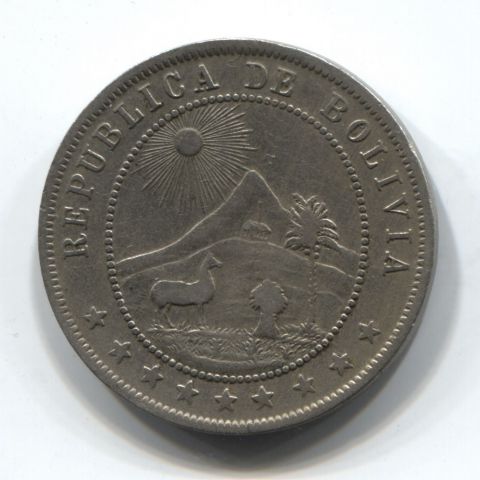 10 сентаво 1909 Боливия