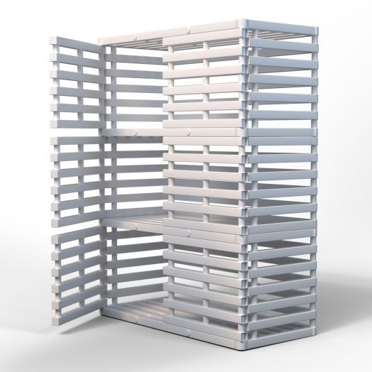 Стеллаж  пластиковый в бассейн 1380x720x2005 мм