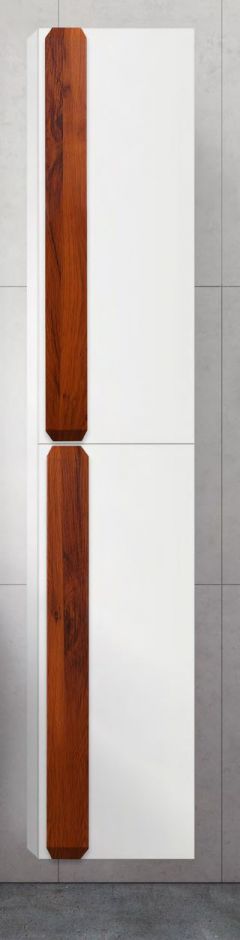 Изображение Шкаф подвесной, с двумя распашными дверцами, правосторонний BelBagno AURORA-1600-2A-SC-BL-P-R