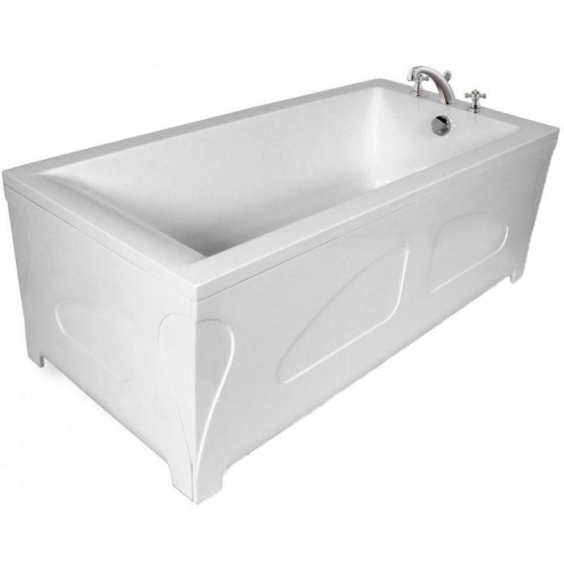 Изображение Прямоугольная ванна  из литьевого мрамора Эстет Дельта 150x75 см ФР-00000639