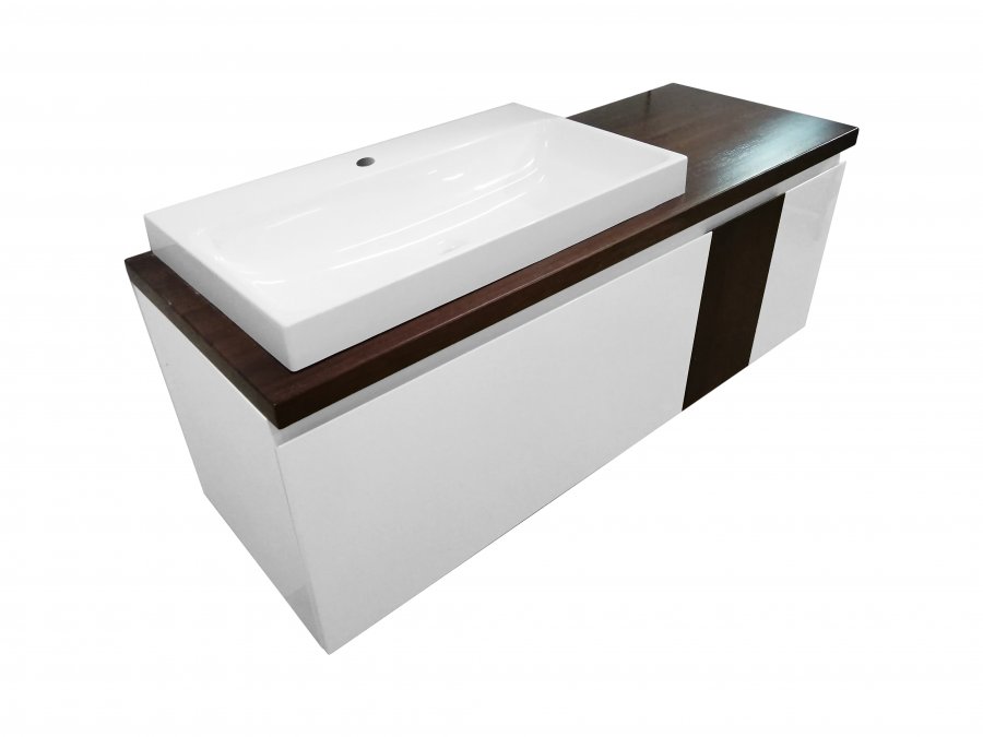 Подвесная тумба с раковиной Эстет Malibu 140 ФР-00007126 ФОТО