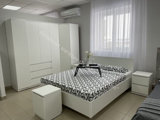 Кровать "Бьянко" | каркас 1200х2000 Белый лофт