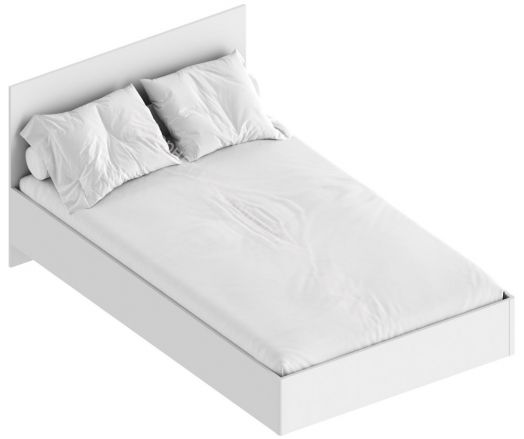 Кровать "Бьянко" | каркас 1200х2000 Белый лофт