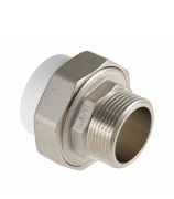 Муфта полипропиленовая Valtec (VTp.761.0.02506) разъемная (американка) 25 мм х 1 НР(ш)