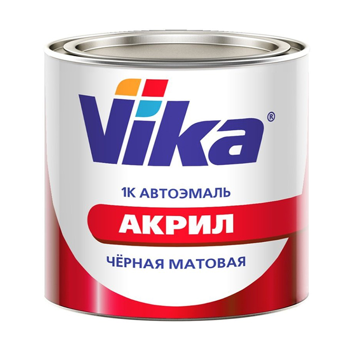 Vika (Вика) чёрная акриловая эмаль АК-142, 400мл.