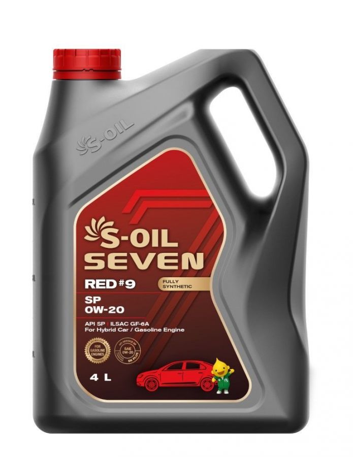 S-OIL 7 RED #9 SP 0W-20, 4л