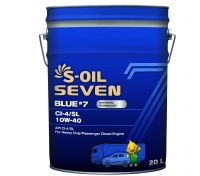 S-OIL 7 BLUE #7 CI-4/SL 10W-40, 20л