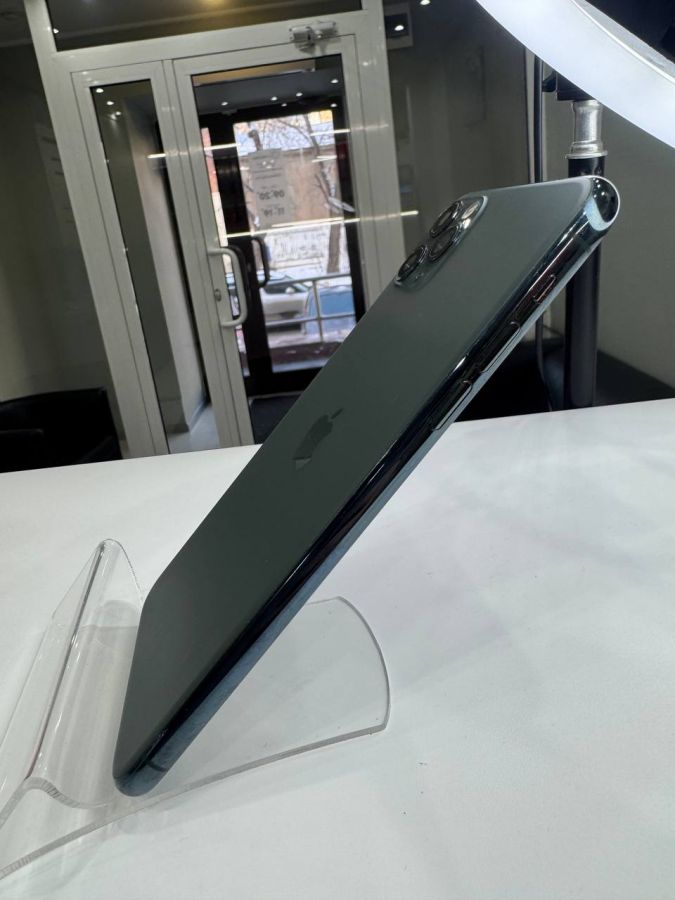 Apple iPhone корпус 11 Pro Max в сборе со шлейфами, стеклом камеры оригинал с разбора (снятый) идеал зеленый