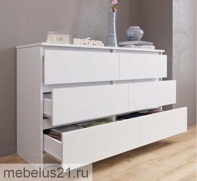 Комод Норд 7 Белый