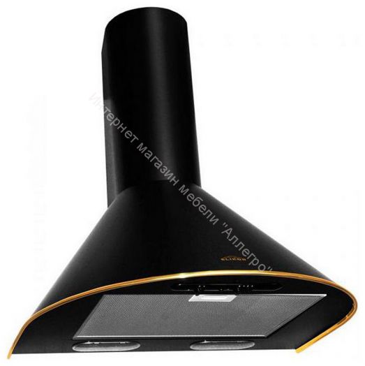 Вытяжка ELIKOR Эпсилон 50П-430-П3Л (КВ II М-430-50-58) черный/золотой кант