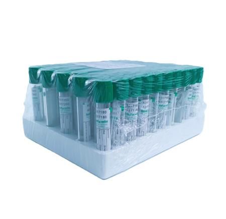 Пробирка вакуумная с литий гепарином, 4 мл, 13х75 мм, для исследования плазмы, Bodywin (с/г до 07.2025г.)