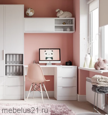 Стол письменный Марли Белый