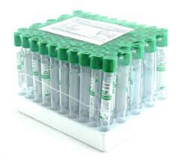 Пробирки вакуумные пластиковые для подсчета клеток крови и исследования параметров плазм, с литий гепарином, 3 мл 13х75