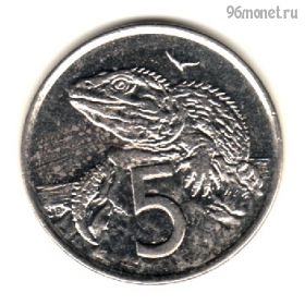 Новая Зеландия 5 центов 2001