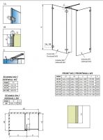 Душевая перегородка Walk-in Radaway Euphoria III 80х100 см схема 2