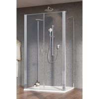 Пристенное закрытое душевое ограждение Radaway Nes 8 DWD+2S двухдверное 80х70  см схема 1