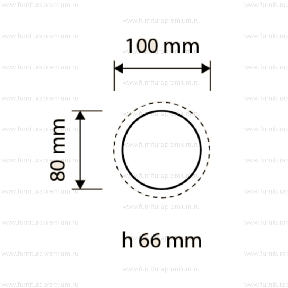 Ручка-кноб Linea Cali Daisy 1070