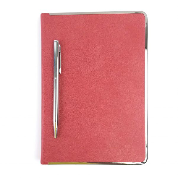 Набор ежедневник и ручка Монтрос бордовый